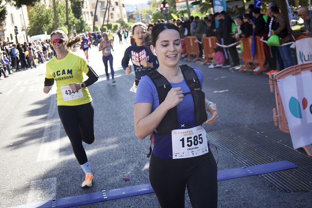 Las imágenes de la llegada a meta de la Carrera de la Mujer de Murcia 2024