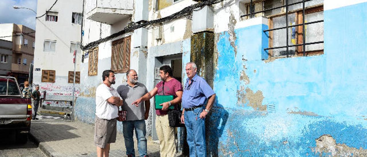 Vicente Naranjo, Juan Francisco Guzmán, Antonio Rodríguez y Fidel Aranda