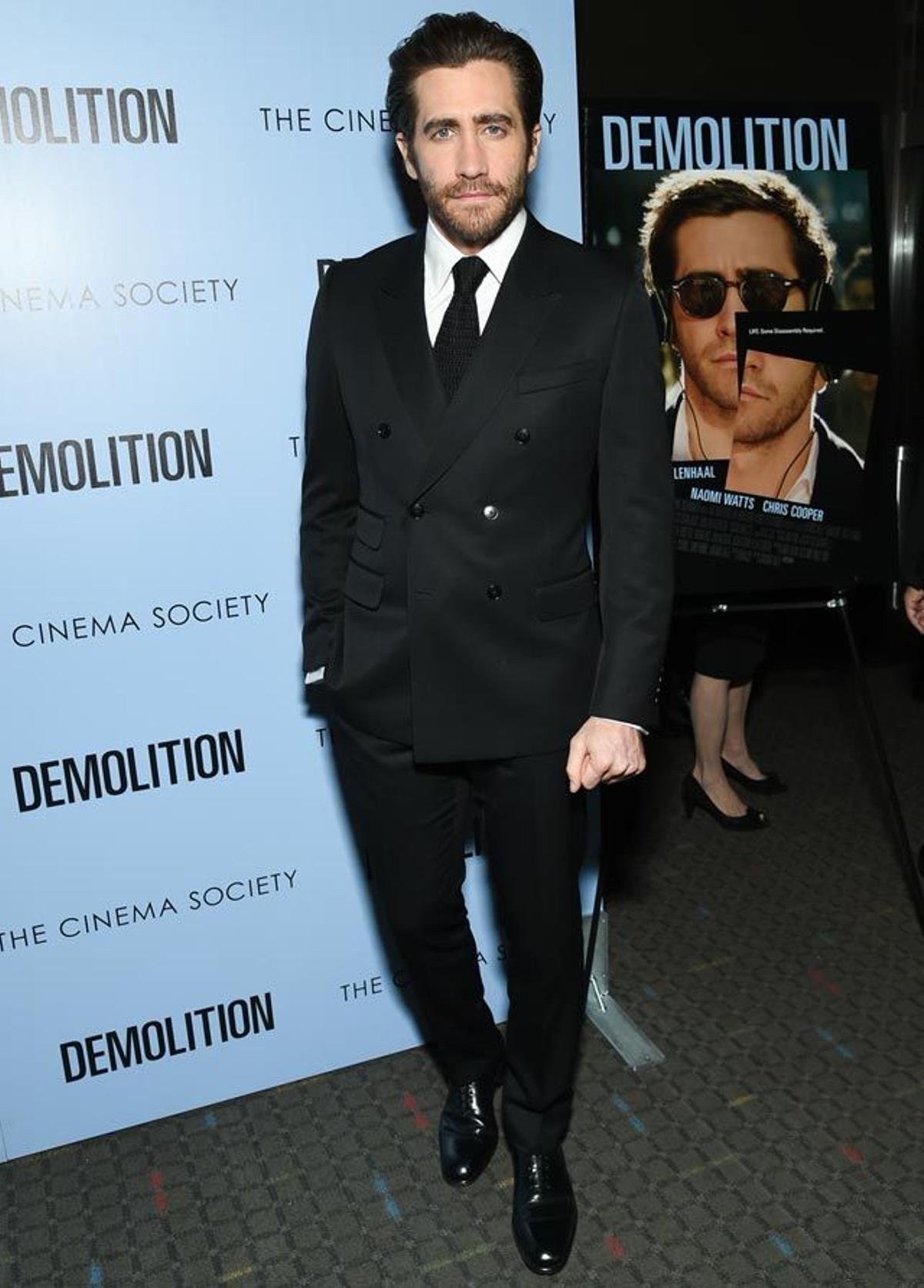 Jake Gyllenhaal, en el pase especial de Demolition en Nueva York.
