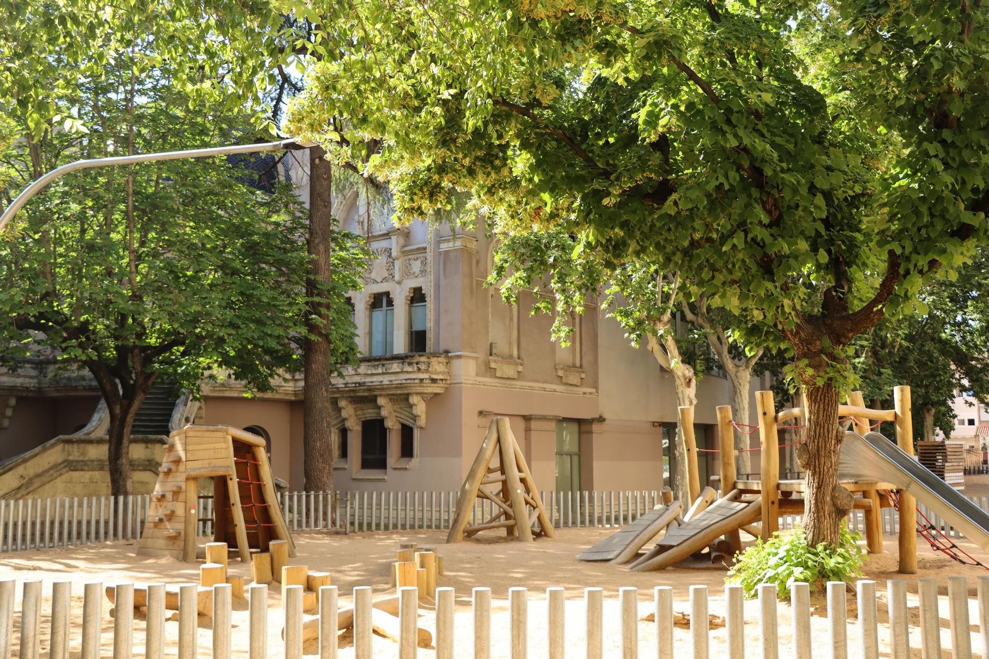 Així és el nou jardí del pati del Casino de Manresa