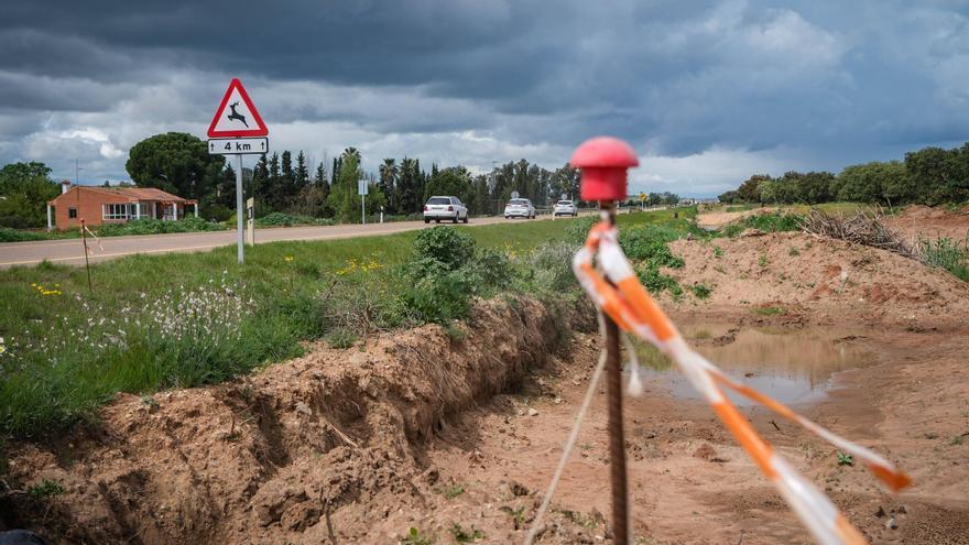 Las obras de la carretera de Sevilla se ralentizan por los restos romanos aparecidos