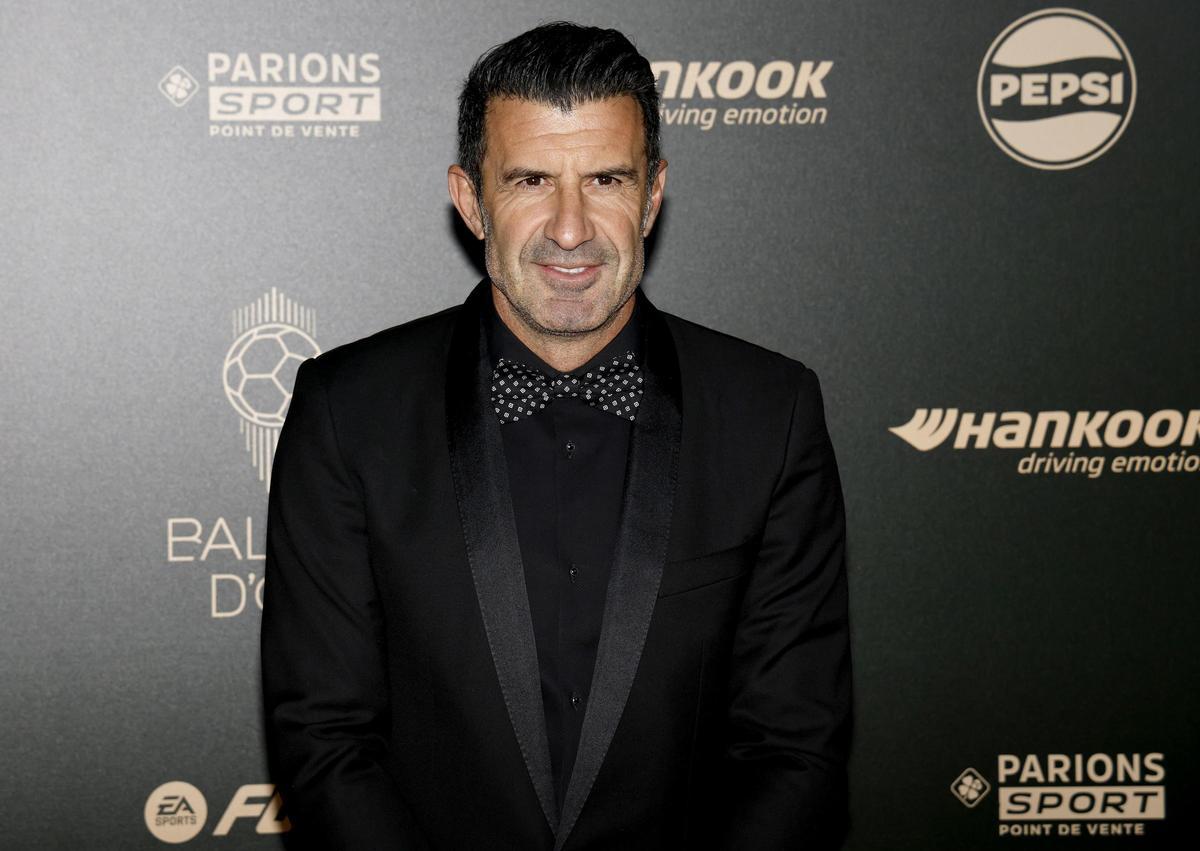 El ex internacional portugués Luis Figo.