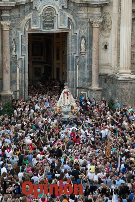 Salida de la Virgen de la Fuensanta desde la Cated