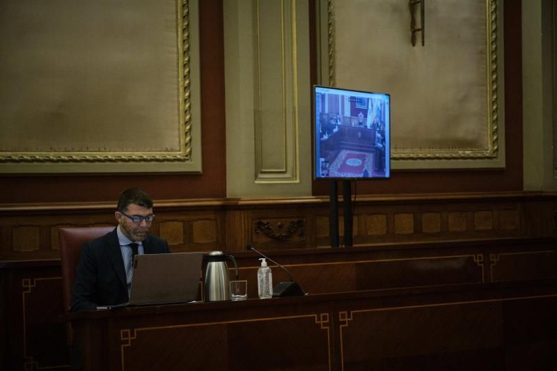 Pleno Sesión Ordinaria + Extraordinario Ayuntamiento de Santa Cruz de Tenerife  | 29/05/2020 | Fotógrafo: Andrés Gutiérrez Taberne