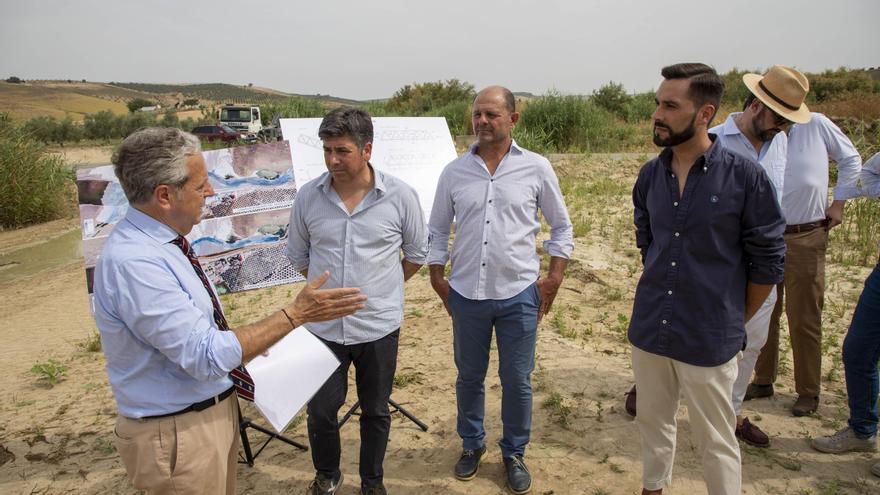 Un nuevo puente metálico pondrá fin a las inundaciones en la CO-4207 entre Montilla y Montalbán