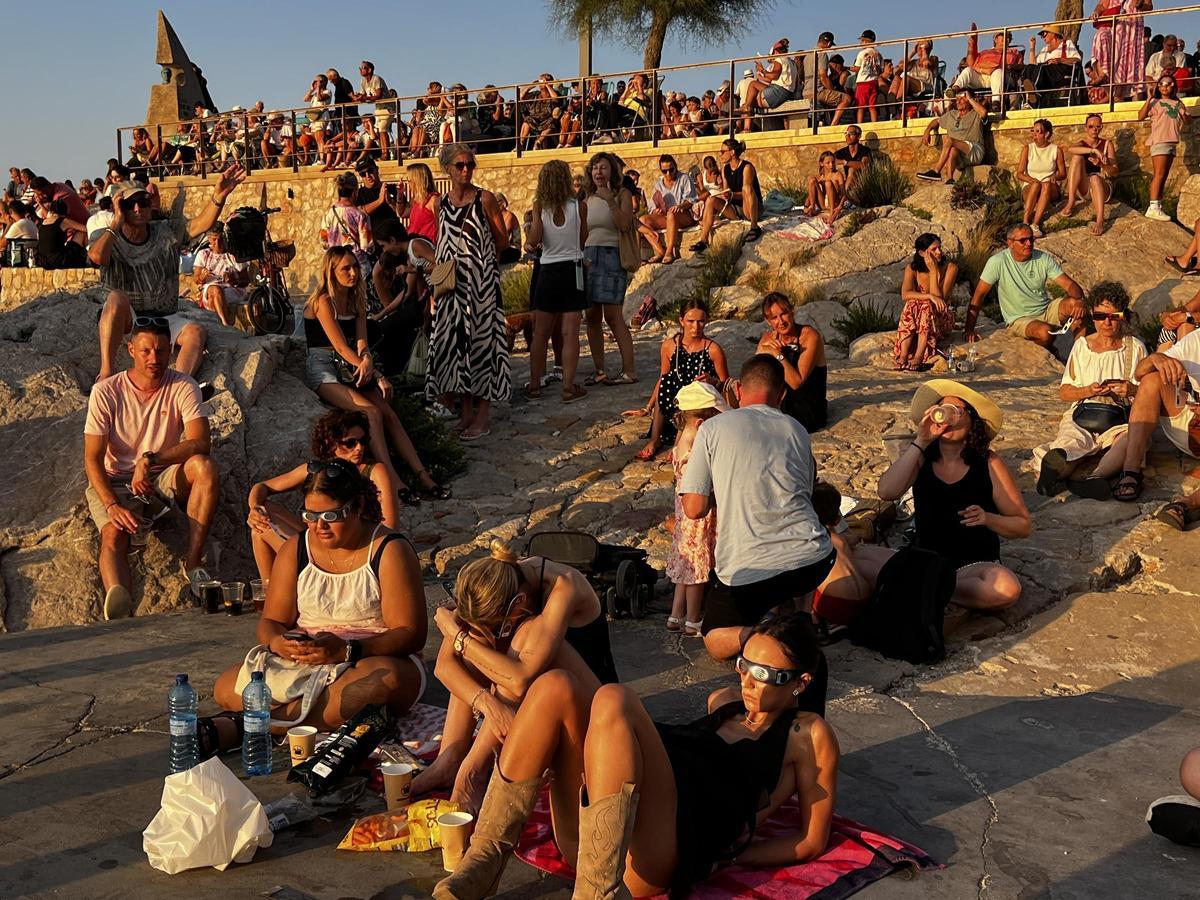 Les imatges de l'eclipsi a l'Escala