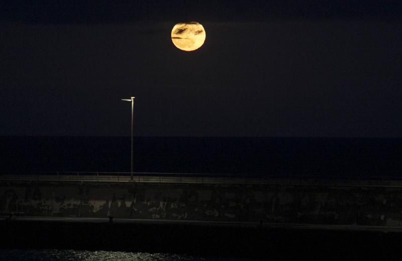 La Superluna en Tenerife, diciembre de 2017