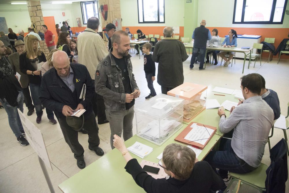 Jornada electoral del 28-A a la Catalunya Central