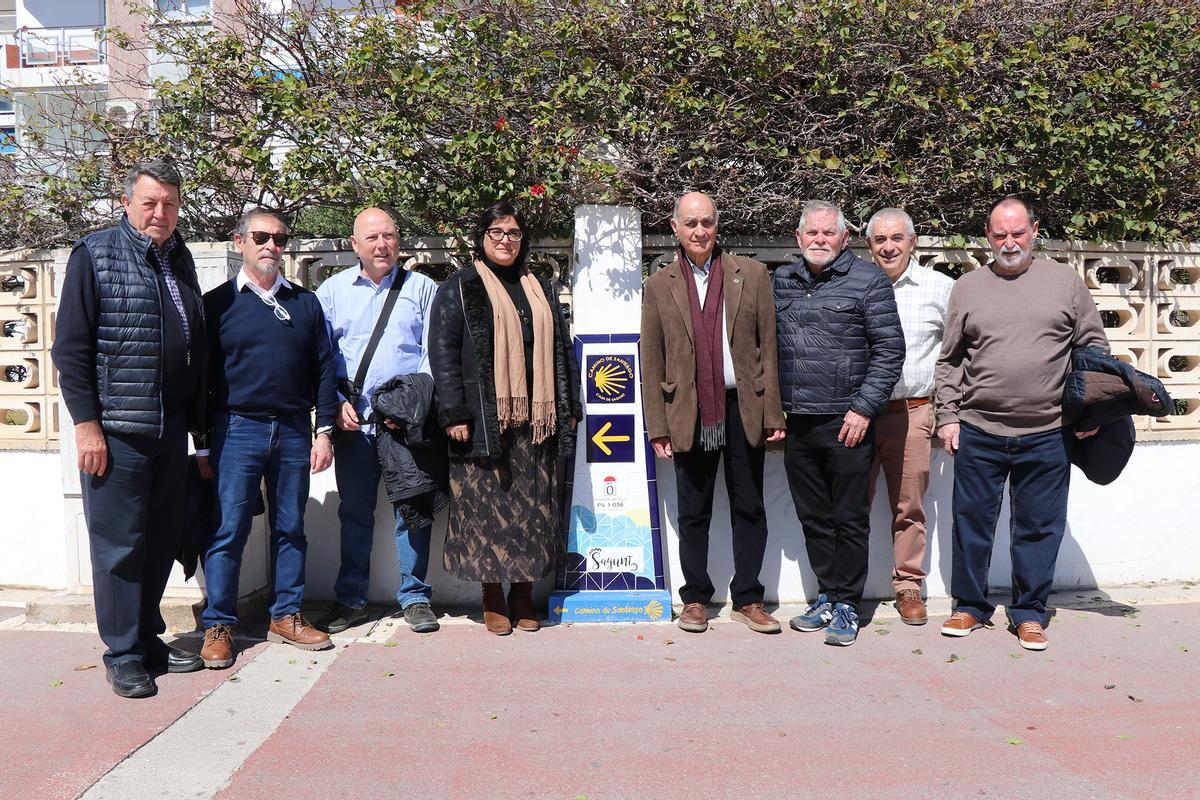Visita de la comitiva al KM 0