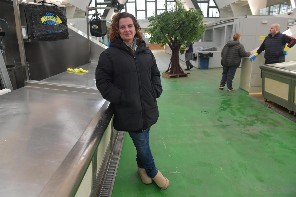 Ángela barral en la Plaza San Agustín