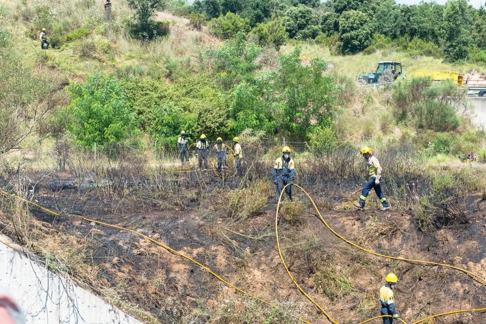 Incendis agrícoles a Llagostera