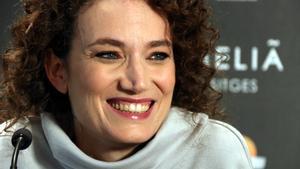 La directora de La sustancia, Coralie Fargeat, el pasado 4 de octubre en el Festival de Sitges