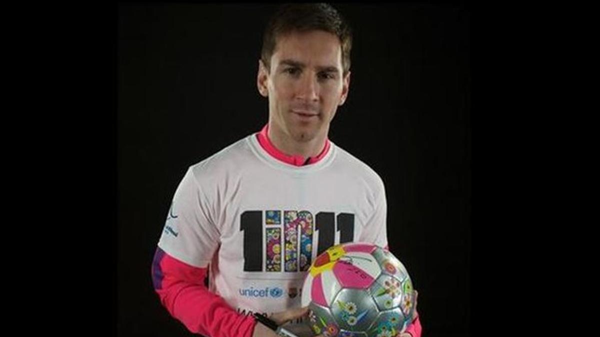 Messi es la imagen de '1 in 11'