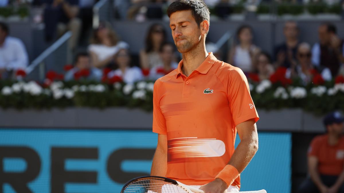 Djokovic, baja en el Mutua Madrid Open