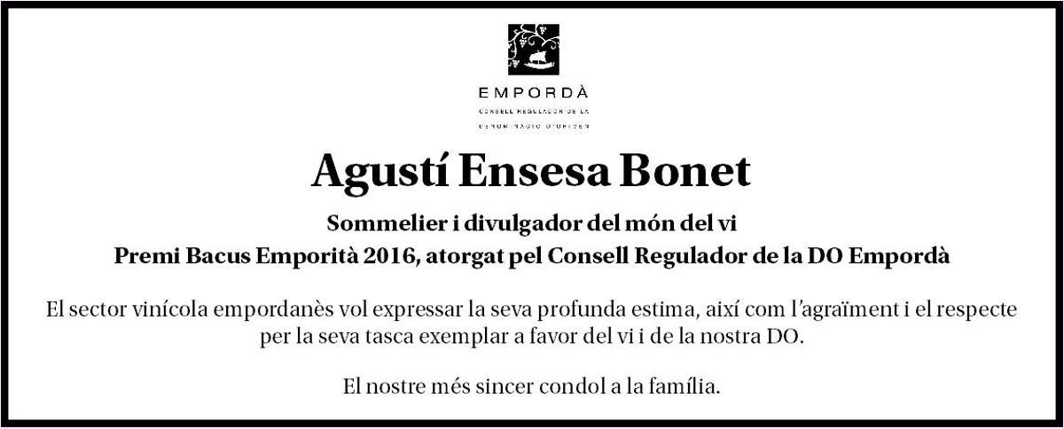 Agustí Ensesa Bonet