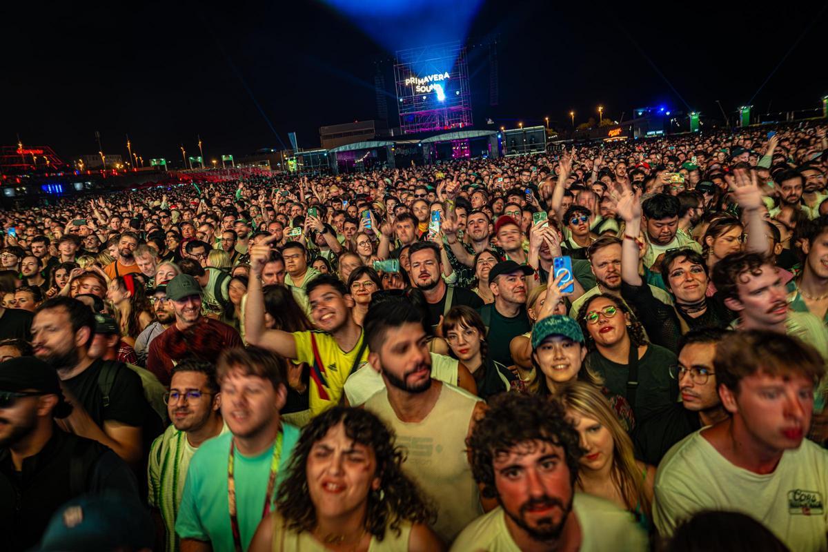 Concierto de Vampire Weekend durante la primera jornada del Primavera Sound 2024.