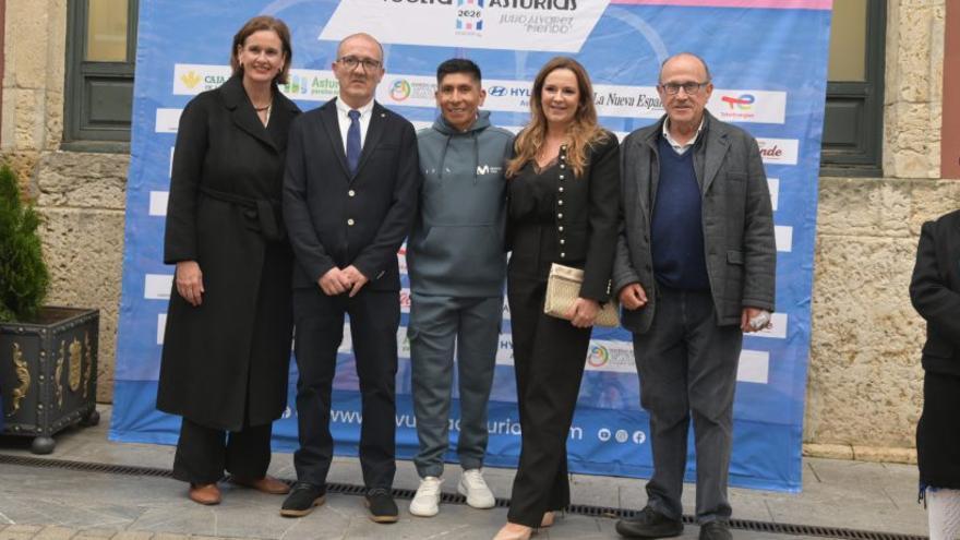 Homenaje a Nairo Quintana en la gala de la Vuelta a Asturias