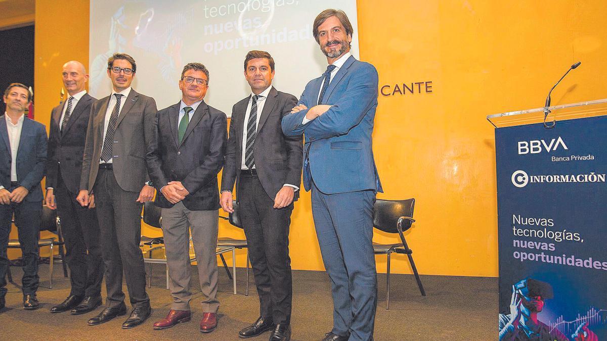 La jornada «Nuevas tecnologías, nuevas oportunidades», celebrada el pasado jueves en el MARQ de Alicante, contó con expertos de BBVA y de gestoras internacionales.