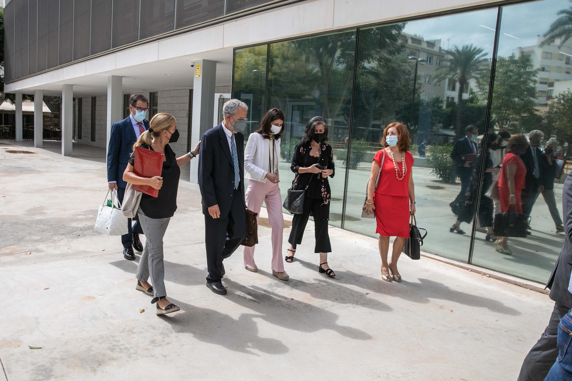 Visita de la ministra de justicia Pilar Llop a los Juzgados de Ibiza