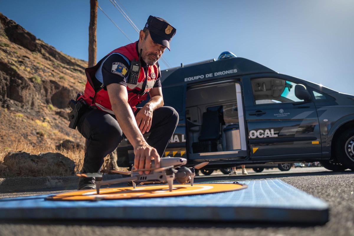 Drones de la Policía de Santa Cruz
