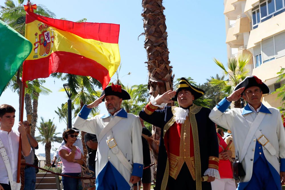 La Asociación Histórico-Cultural Teodoro Reding cumplió este viernes su sueño de que Málaga cuente por fin con una estatua en homenaje al general suizo y gobernador de la ciudad a quien los malagueños dedicaron el Paseo de Reding. La estatua se ha ubicado en la recientemente reformada plaza de la Malagueta.