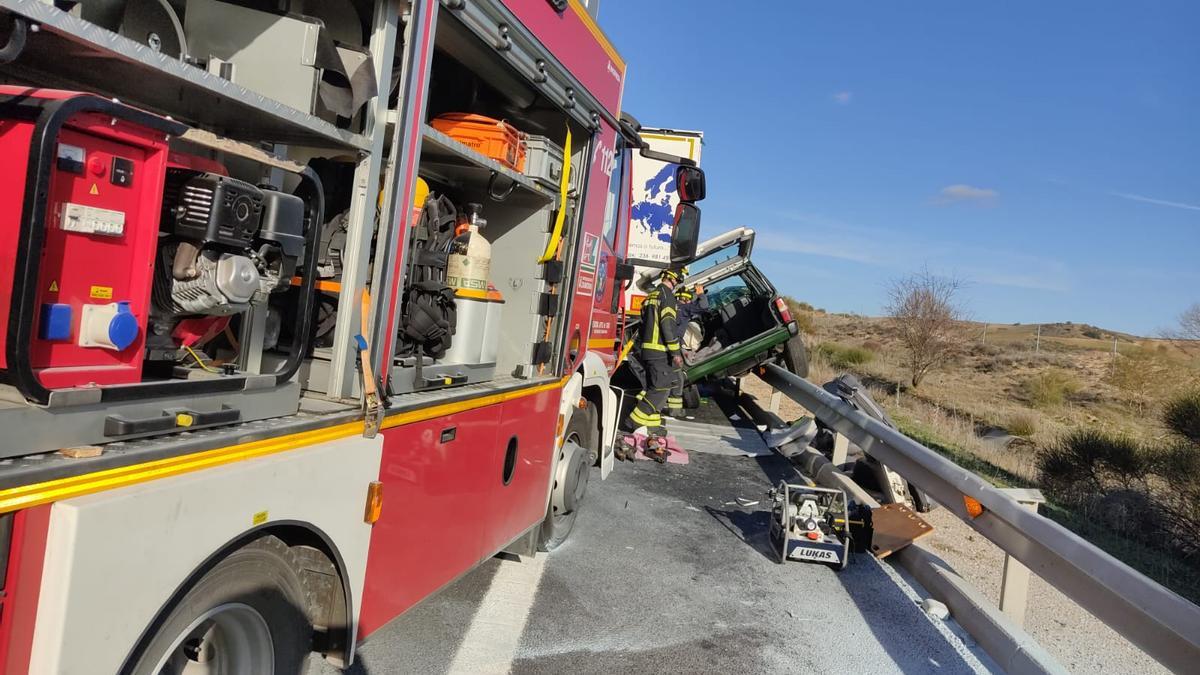 Accidente en Castrillo de la Guareña