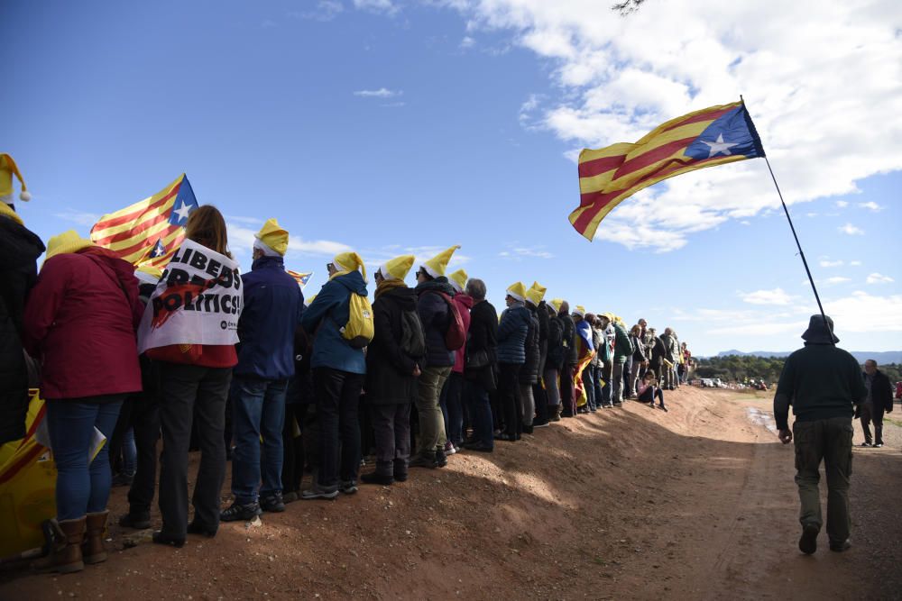 Tractorada a Lledoners.