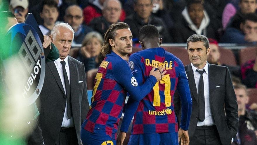 Valverde: &quot;Es una pena lo de Dembélé, está muy afectado&quot;