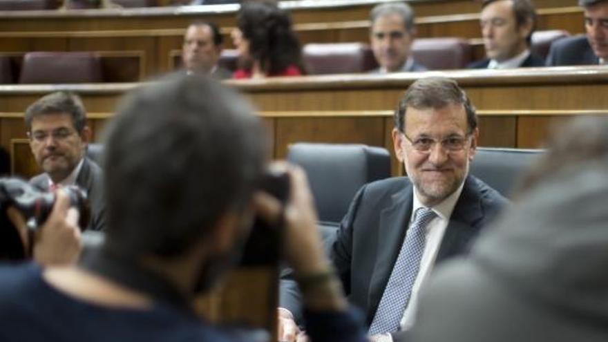 Rajoy, aquest dimecres al Congrés.