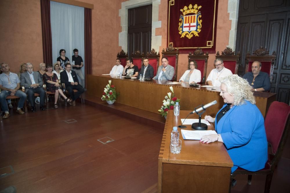 Acte per lliurar a Josep Rueda la medalla de la Ciutat al mèrit Cívic