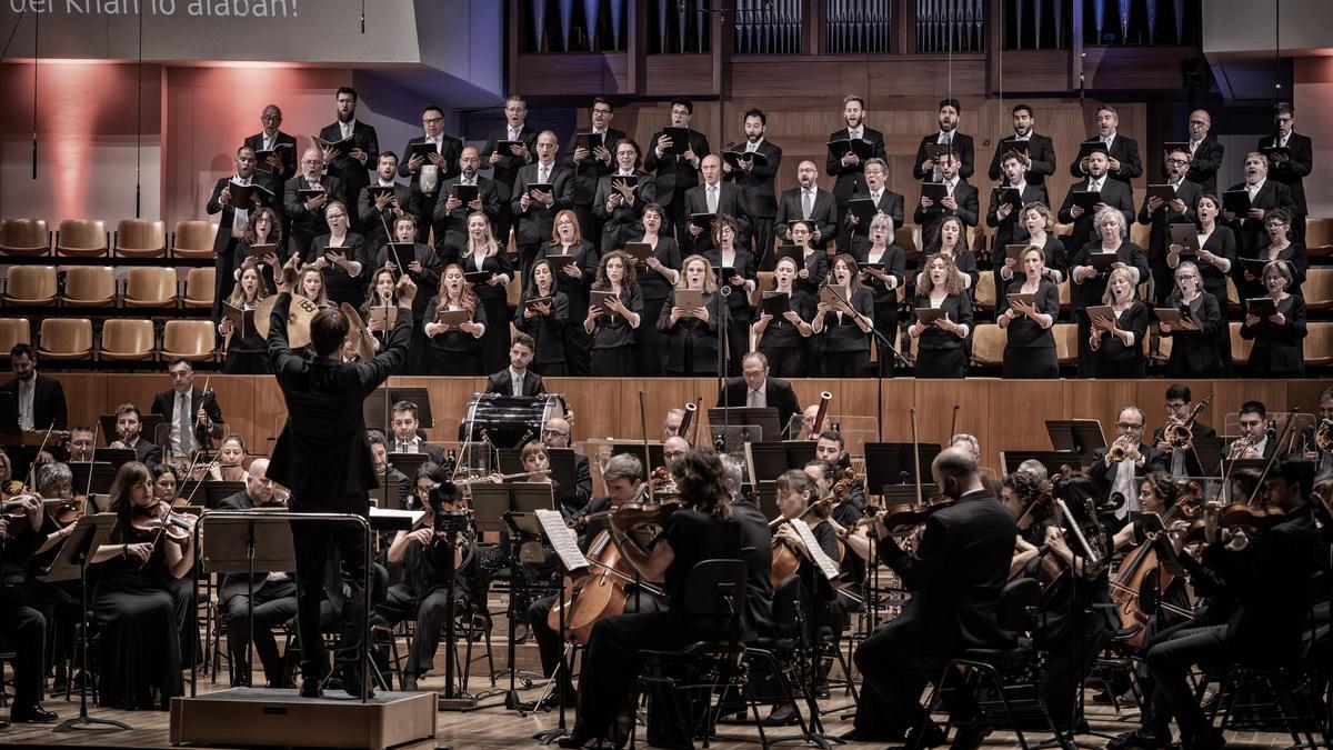 Concierto de la Orquesta de RTVE, en el Palau de la Música de València.