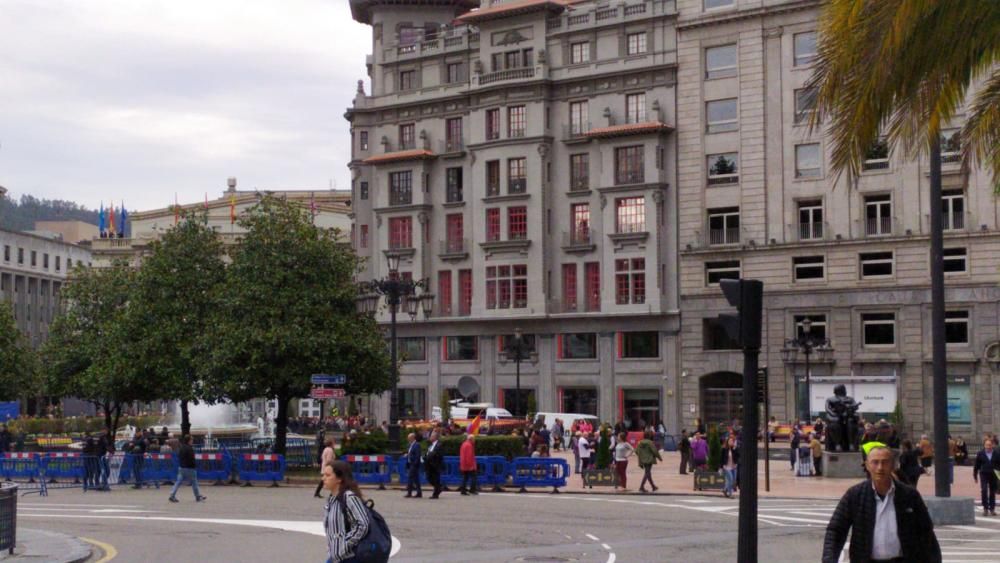 Las protestas en la plaza de La Escandalera