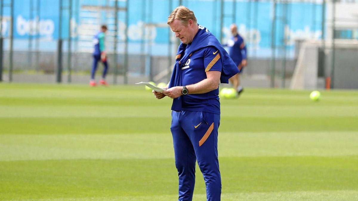 Ronald Koeman, entrenador del FC Barcelona