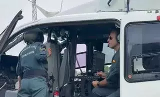 Fervor a vista de pájaro: así controla la Guardia Civil la peregrinación y romería de la Virgen del Pino desde el aire