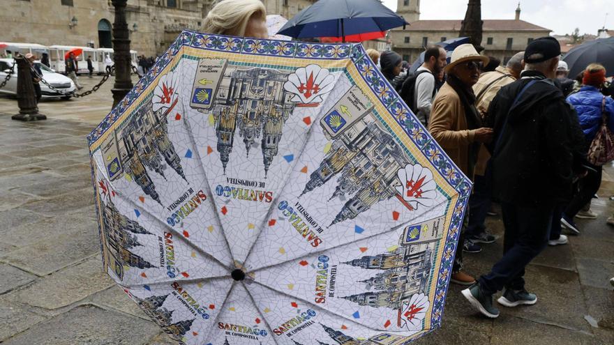 Chove en Santiago: ¿Cuándo se instaurará el anticiclón en Compostela ?