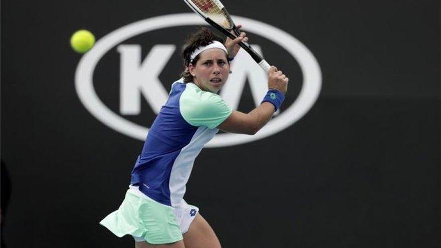 Carla Suárez avanza en el Abierto de Australia tras vencer a Aryna Sabalenka