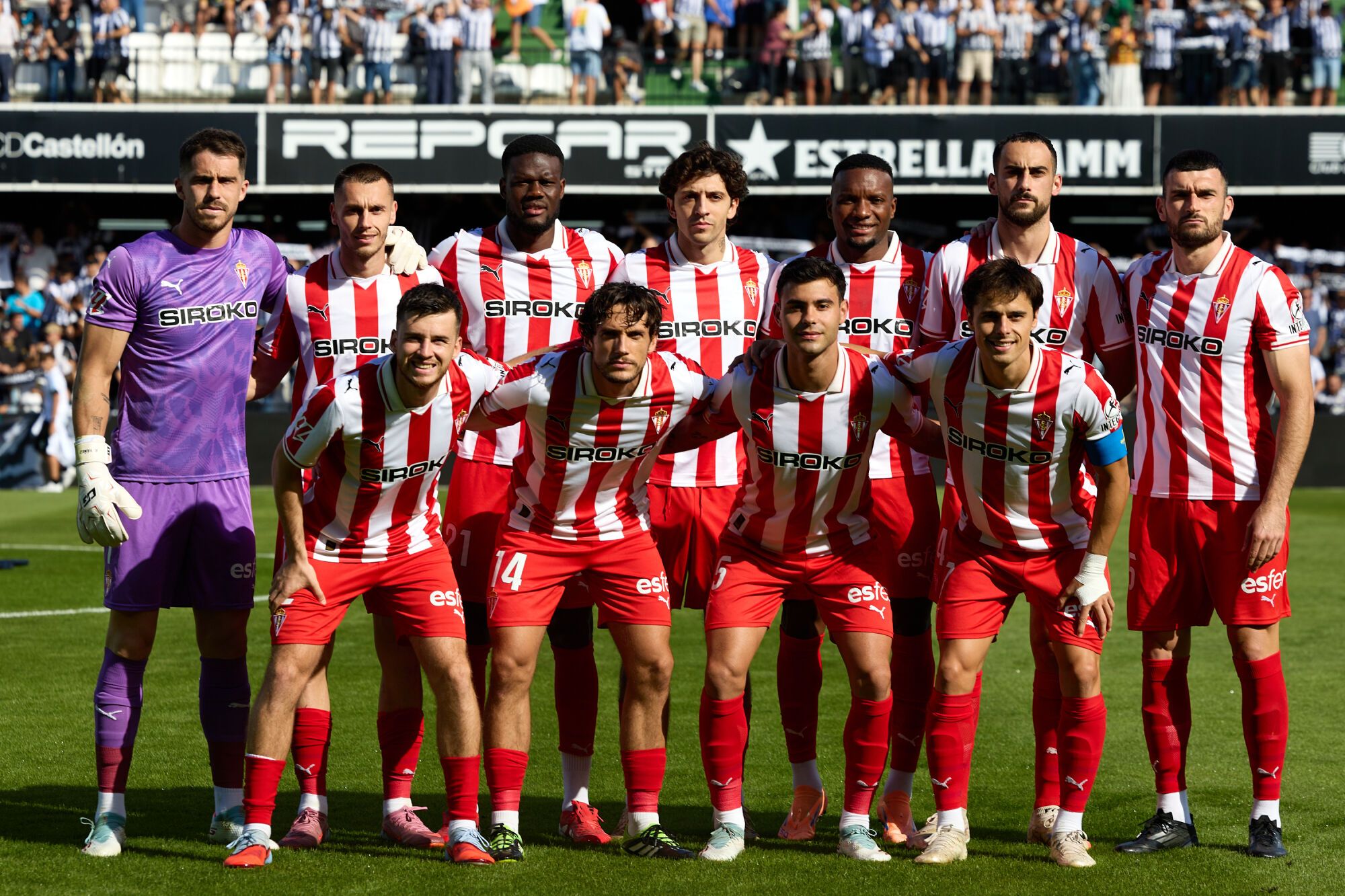 Fútbol. Partido correspondiente a la jornada 8 de Segunda División temporada 2025-2026 entre el CD Castellón y el Sport. Gijón. Nou Estadi Castalia Partido CD Castellon - Sporting Gijon