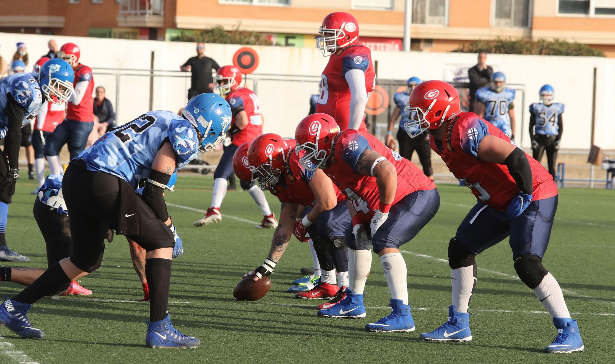 Valencia Giants contra Alicante Sharks de LNFA Serie B