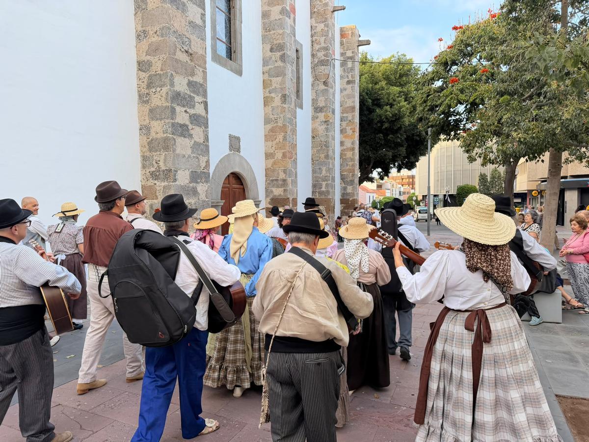 Romería del Carmen en el barrio de San Gregorio, en Telde