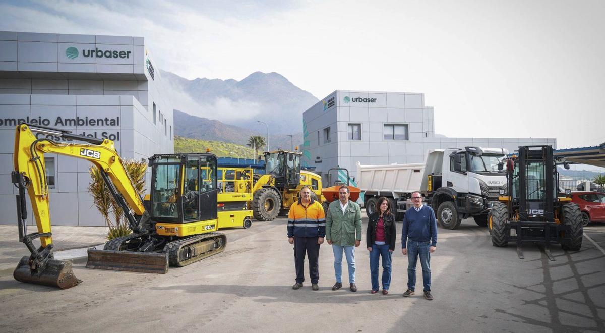 La nueva maquinaria mejorará la capacidad de actuación del Complejo Ambiental Costa del Sol.