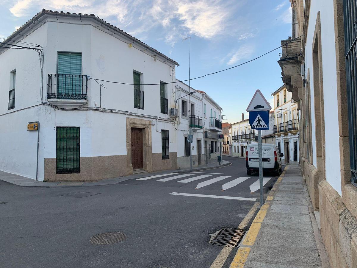 Calle Ramón y Cajal, de Garrovillas.