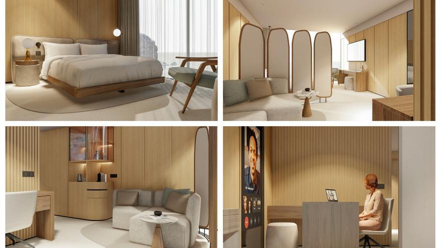 La innovadora 'suite' diseñada por un estudio de Castellón que ha enamorado a un jurado internacional