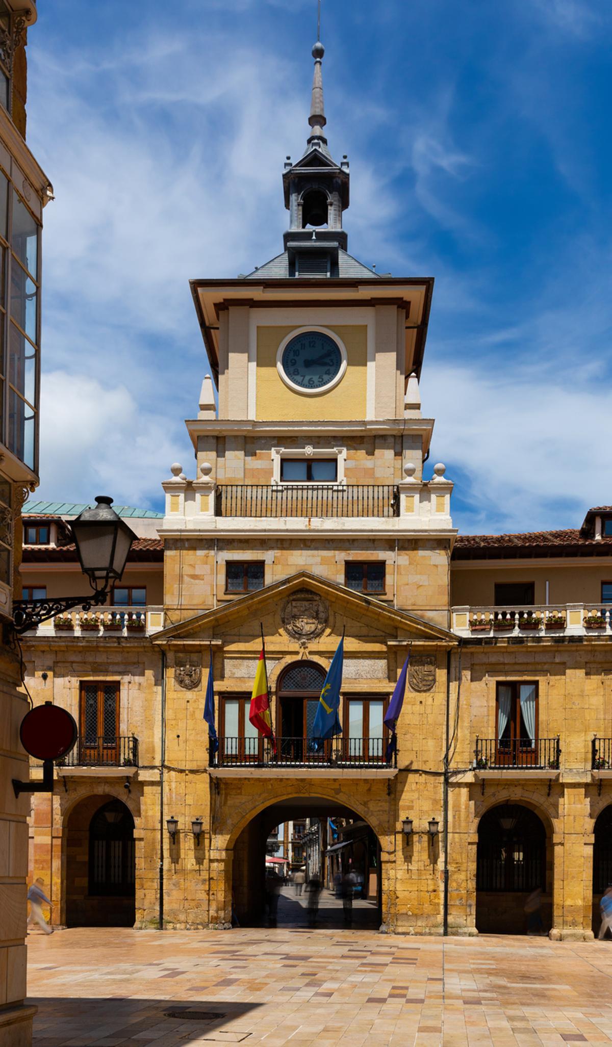 Fachada del Ayuntyamiento, Oviedo