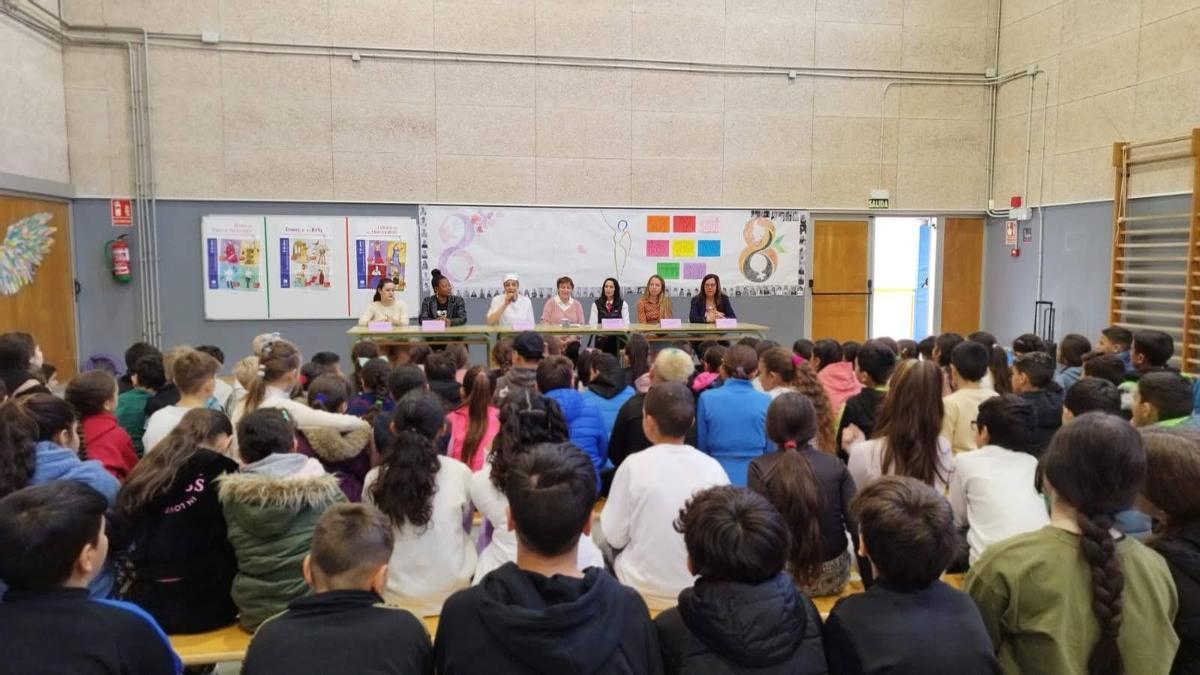 Acto en el CEIP San Francisco de Asís de Alicante