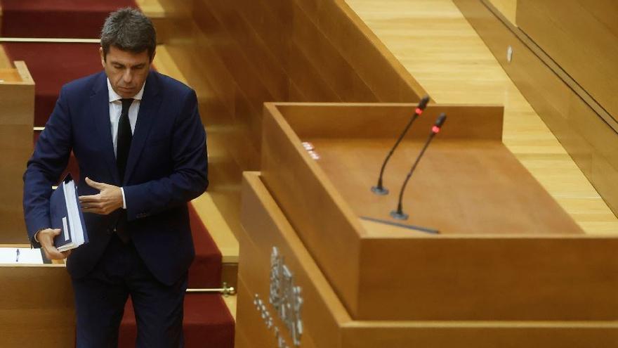 Carlos Mazón: "Los ciudadanos tienen derecho a saber todo lo que ocurrió por lo que el grupo parlamentario popular creará una comisión de investigación"