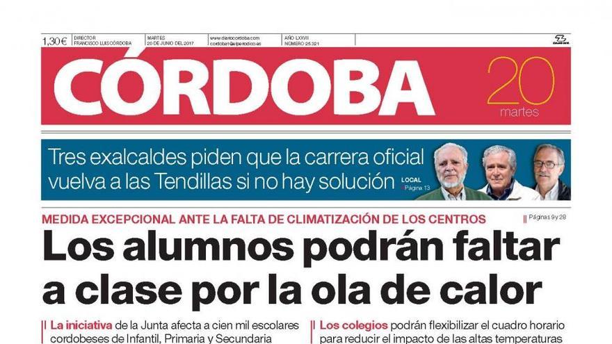 La portada de CÓRDOBA