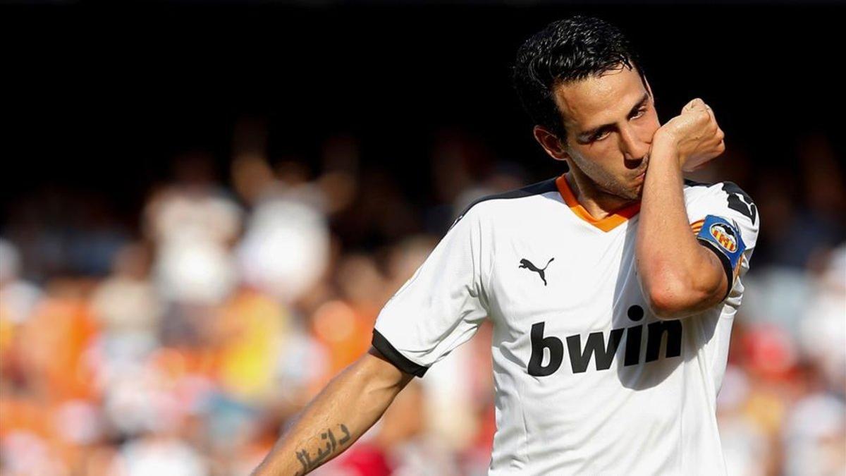 Parejo celebra un gol ante el RCD Mallorca en LaLiga