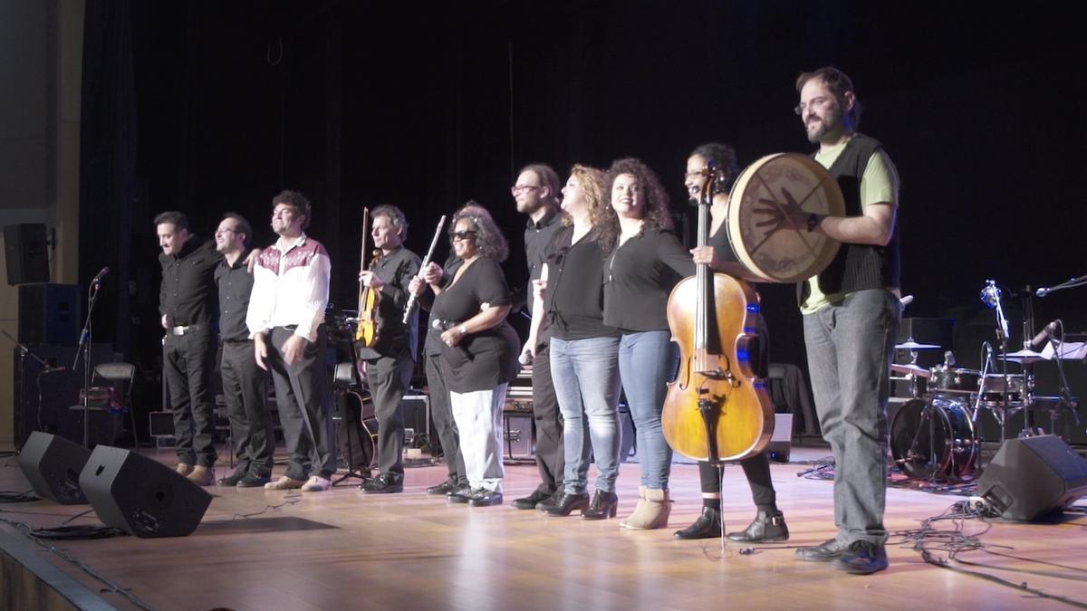 Algunos de los participantes en &quot;Los orígenes de tus músicas&quot;.