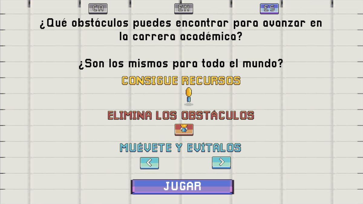 Introducción al videojuego 'The obstacle race'