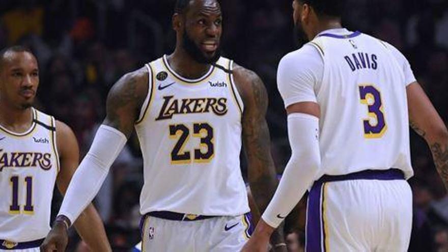 Baja en los Lakers en el reinicio de la NBA